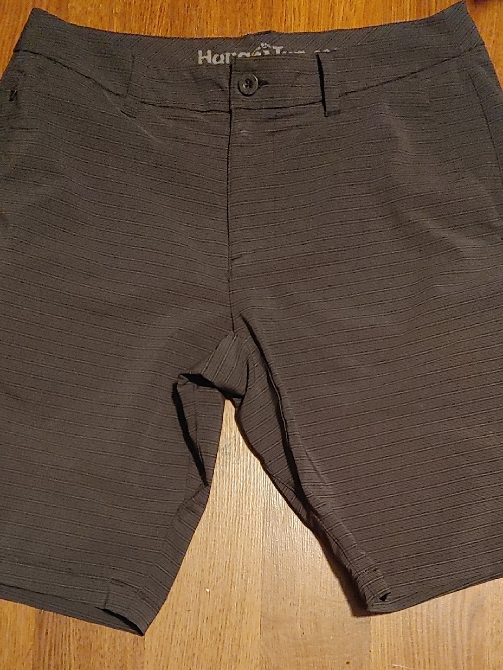 Hang Ten Men’s Flat Front Shorts in Charcoal Gray Sz 32